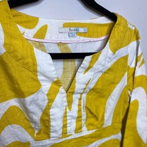 Boden yellow tunic